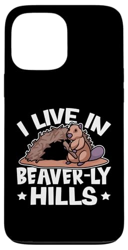 Biber: I Live In Beaver-ly Hills Hülle für iPhone 13 Pro Max Biber: I Live In Beaver-ly Hills Hülle für iPhone 13 Pro Max von Beaver And Mountains Wildlife Designs For Kids