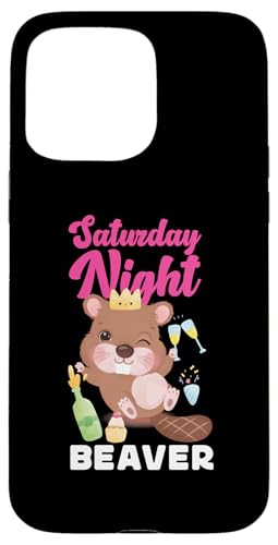 Biber: Samstag-Nacht-Biber Hülle für iPhone 15 Pro Max Biber: Samstag-Nacht-Biber Hülle für iPhone 15 Pro Max von Beaver And Mountains Wildlife Designs For Kids