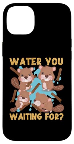 Biber: Wasser, auf das Sie warten? Hülle für iPhone 14 Plus Biber: Wasser, auf das Sie warten? Hülle für iPhone 14 Plus von Beaver And Mountains Wildlife Designs For Kids