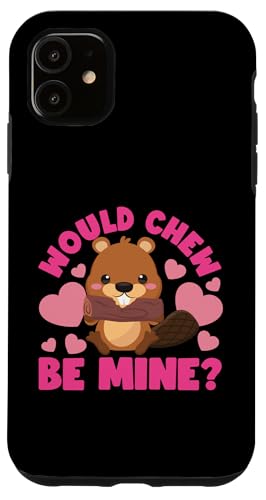 Biber: Wood Chew Be Mine? Hülle für iPhone 11 Biber: Wood Chew Be Mine? Hülle für iPhone 11 von Beaver And Mountains Wildlife Designs For Kids