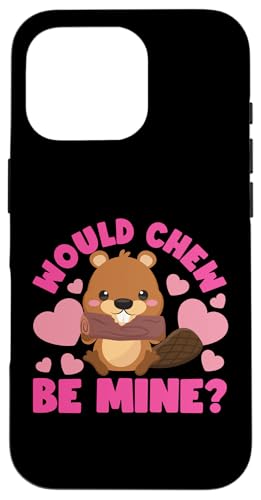 Biber: Wood Chew Be Mine? Hülle für iPhone 16 Pro Biber: Wood Chew Be Mine? Hülle für iPhone 16 Pro von Beaver And Mountains Wildlife Designs For Kids