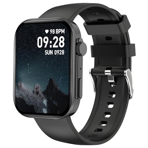 Bebinca Smartwatch-Herren-Damen, 2,01" Touchscreen mit 24-Stunden-Herzfrequenzüberwachung, Schlafmonitor, Schrittzähler, 123 Sportmodus, IP68 Wasserdicht Fitnessuhr für iOS Android(Schwarz) Bebinca Smartwatch-Herren-Damen, 2,01" Touchscreen mit 24-Stunden-Herzfrequenzüberwachung, Schlafmonitor, Schrittzähler, 123 Sportmodus, IP68 Wasserdicht Fitnessuhr für iOS Android(Schwarz) von Bebinca