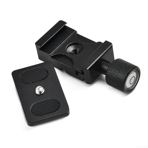 Bebykilemi K30 Schnellspannklemme + 1/4 Zoll Halterung QR-Platte, 30 mm, kompatibel mit Benro Stativkopf, Aluminiumlegierung, mattschwarz, Kamera-Halterungssystem für DSLR-Kameras Bebykilemi K30 Schnellspannklemme + 1/4 Zoll Halterung QR-Platte, 30 mm, kompatibel mit Benro Stativkopf, Aluminiumlegierung, mattschwarz, Kamera-Halterungssystem für DSLR-Kameras von Bebykilemi