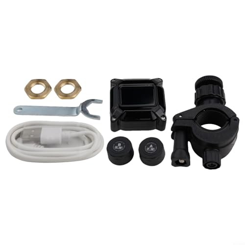 Fortschrittliches drahtloses TPMS für Motorräder und Elektrofahrräder, 7 Alarmmodi (M6) von Bebykilemi