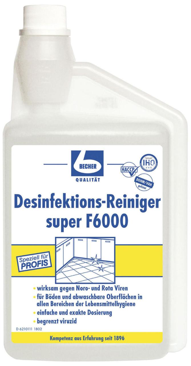 Becher Desinfektionsreiniger 1,0 l von Becher