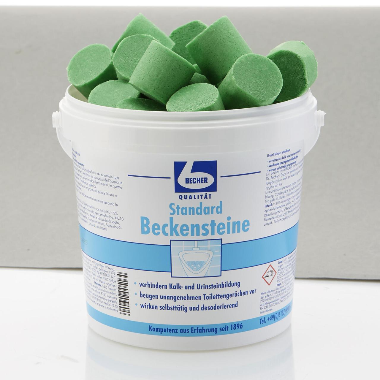 Beckensteine von Becher