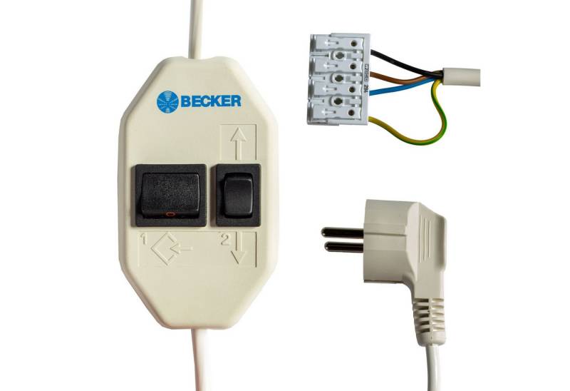 Becker Einstellkabel Set für elektronische Rollladenmotoren Installationskabel von Becker