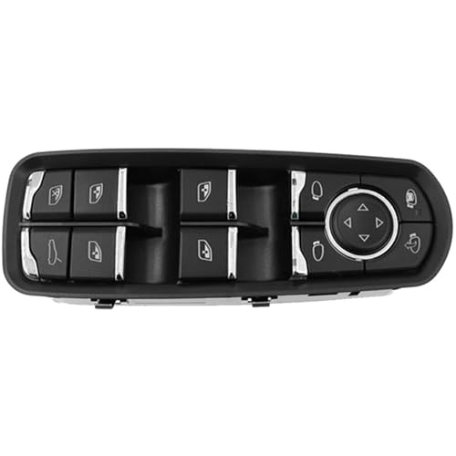 Electric Window Regulator/Passend for Porsche Panamera Cayenne Macan 2011–2017, elektrischer Hauptfenster-Rückspiegel-Steuerschalter Electric Window Regulator/Passend for Porsche Panamera Cayenne Macan 2011–2017, elektrischer Hauptfenster-Rückspiegel-Steuerschalter von Becwdvo