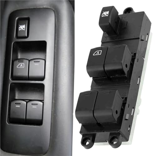 Electric Window Regulator 25401-BH12C Fensterheber-Steuerschalter, passend for Nissan Qashqai J10 NJ10 JJ10E 2006 2007 2008 2009 2010 2011 2012 2013 von Becwdvo