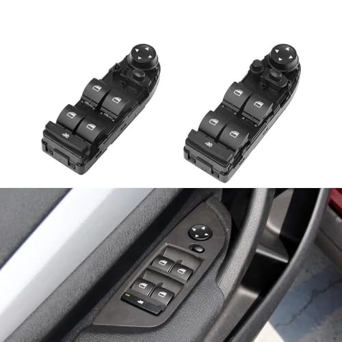 Electric Window Regulator 61319216049 Fensterheber-Spiegelschalter-Steuergerät Auto 61319216048 / Passend for BMW E84 X1 2009–2015(Model A) von Becwdvo