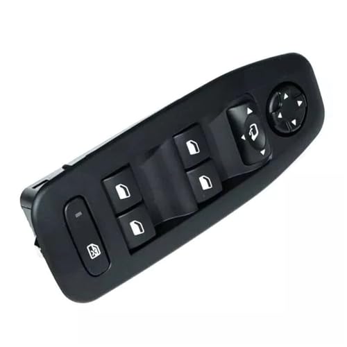 Electric Window Regulator 96749624ZD Elektrischer Hauptschalter for elektrische Fensterheber, passend for PEUGEOT 208 2008 2013–2018, Heberknopf auf der Fahrerseite vorne links Electric Window Regulator 96749624ZD Elektrischer Hauptschalter for elektrische Fensterheber, passend for PEUGEOT 208 2008 2013–2018, Heberknopf auf der Fahrerseite vorne links von Becwdvo