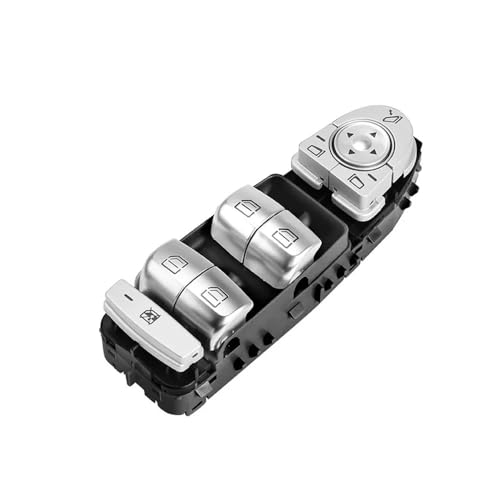 Electric Window Regulator A2059056811 Power Master Fenster Control Schalter Taste Konsole/Fit for Mercedes-Benz C Klasse W205 S205 X253 C200 C300 c350 C63 AMG(Black) von Becwdvo