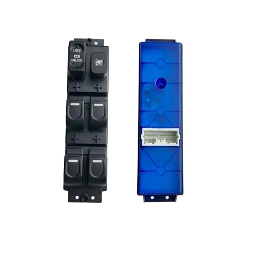 Electric Window Regulator Auto-Fensterschalter, passend for Great Wall Hover Haval H3 H5 2005–2012, Ansichtsschalter, Türglas-Steuertasten, Fensterheberschalter(Front left anti) von Becwdvo