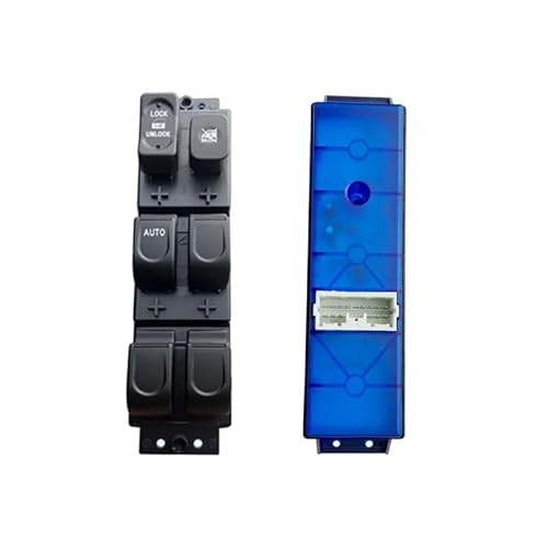 Electric Window Regulator Auto-Fensterschalter, passend for Great Wall Hover Haval H3 H5 2005–2012, Ansichtsschalter, Türglas-Steuertasten, Fensterheberschalter(Front left no anti) von Becwdvo