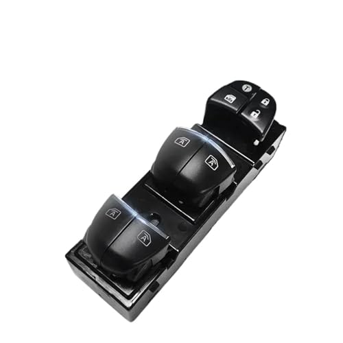 Electric Window Regulator LED-Fensterschalter-Master-Glasheber-Schließer-Taste/passend for Nissan X-Trail T32 Rogue 2019 Qashqai J11 2018 Serena C26 Zubehör(LHD) von Becwdvo