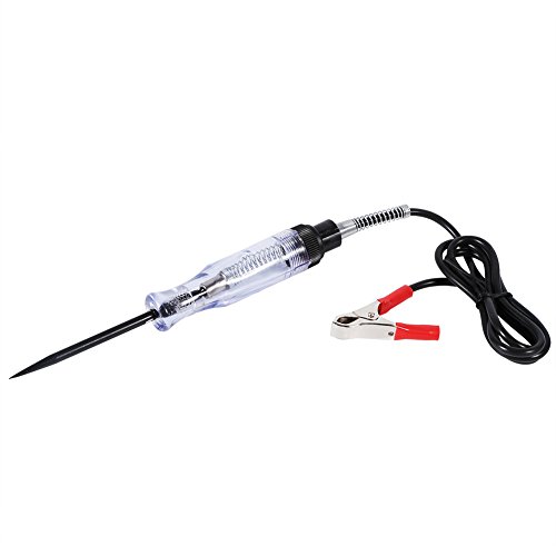 Auto 6V 12V 24V DC Digitaler elektrischer Stromkreis Spannungsprüfer Multimeterkabel Lange Sondenstift Glühbirne, auto reparatur werkzeug von Bediffer