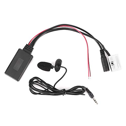Bluetooth-Audiokabel, 12 Pin Stereo RD4 AUX Audio Musik Kabel Adapter, Bluetooth AUX Audio Adapter mit Mikrofon Passend für Citroen Berlingo von Bediffer