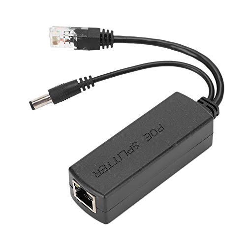 DC48V zu DC12V Power POE Splitter Adapter Injektor Modul Blitzfest f¨¹r, Schwarz,Draht und Kabel DC48V zu DC12V Power POE Splitter Adapter Injektor Modul Blitzfest f¨¹r, Schwarz,Draht und Kabel von Bediffer