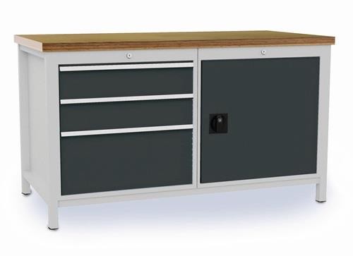 Bedrunka+hirth Werkbank grau lichtgrau B1500xH859xT750mm Buche Multiplex 40mm 3 Bedrunka+hirth Werkbank grau lichtgrau B1500xH859xT750mm Buche Multiplex 40mm 3 von Bedrunka+hirth