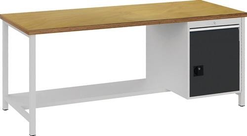 Bedrunka+hirth Werkbank grau lichtgrau B2000xH859xT750mm Buche Multiplex 40mm 1 von Bedrunka+hirth