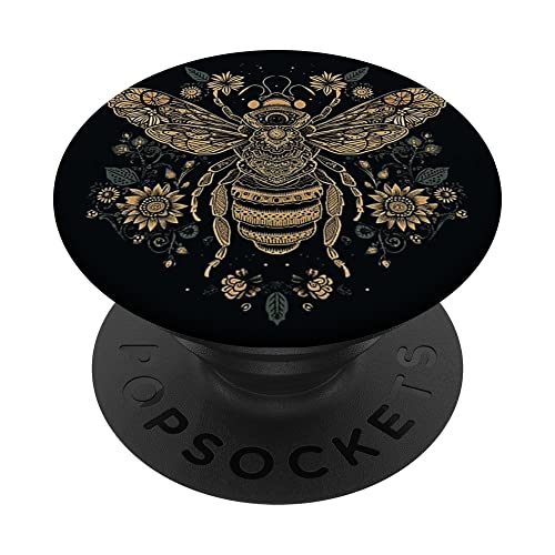 Biene, Honigbiene, Hummel, Blumen, Boho-Grafik PopSockets Klebender PopGrip Biene, Honigbiene, Hummel, Blumen, Boho-Grafik PopSockets Klebender PopGrip von Bee Flowers Boho Graphic Merch