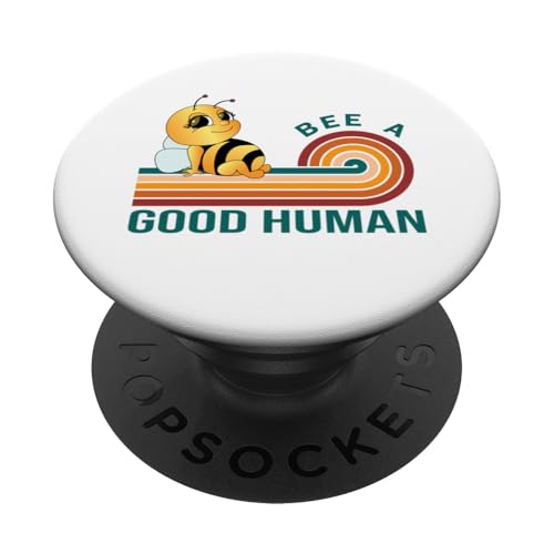 Sei ein guter Mensch Biene Freundlichkeit zählt Sei Gutes PopSockets Klebender PopGrip Sei ein guter Mensch Biene Freundlichkeit zählt Sei Gutes PopSockets Klebender PopGrip von Bee Good Human Be Kind Kindness Inspiration Gifts