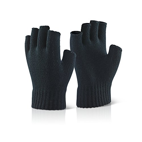 Fingerlose Handschuhe schwarz von BeeSwift (BEESQ)