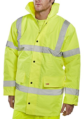 BSeen Constructor Traffic Jacket Saturn Yellow Small von Beeswift