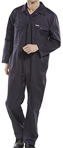 BeeSwift Beesq Click Overall, Größe 44, Marineblau von Beeswift