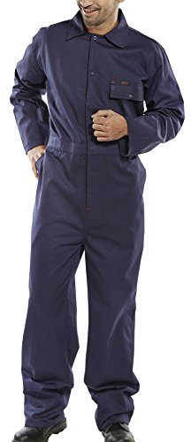 Click Baumwoll-Overall, Marineblau, Größe 42 von Beeswift