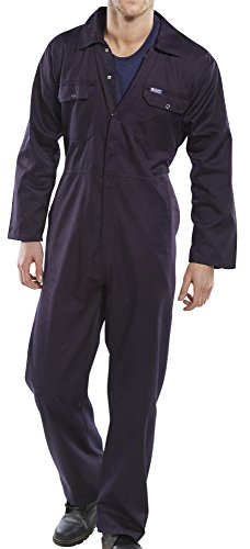 Click Polycotton Boilersuit Overalls Coverall Navy 40" von Beeswift