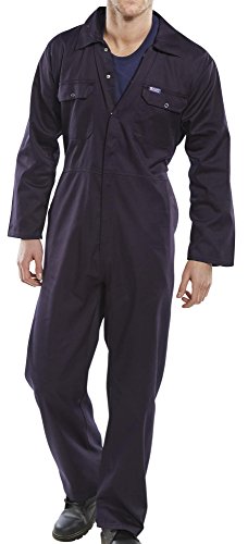 Click Workwear Polycotton Boilersuit Overalls Coverall Navy 50" von BeeSwift