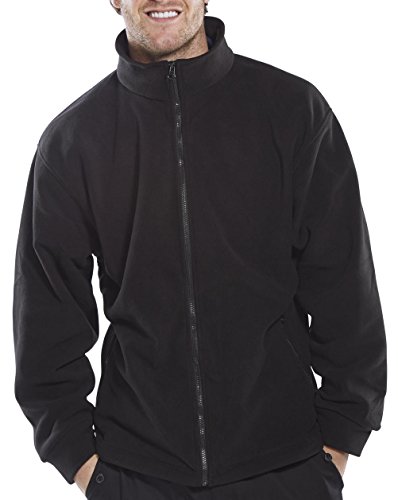 Clickworkwear Fleece Jacket Black Large von Beeswift