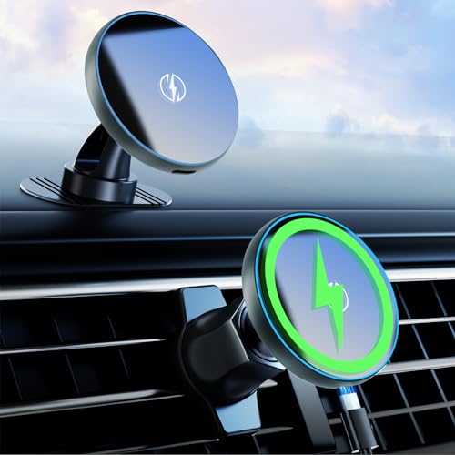 Beeasy 15W MagSafe Autohalterung mit Ladefunktion, Magsafe Ladegerät Auto Ladestation Wireless Car Charger Kfz Magnet Handyhalterung für iPhone 16/16 Pro/16 Pro Max/16 Plus /15/14/13/12 Serie Beeasy 15W MagSafe Autohalterung mit Ladefunktion, Magsafe Ladegerät Auto Ladestation Wireless Car Charger Kfz Magnet Handyhalterung für iPhone 16/16 Pro/16 Pro Max/16 Plus /15/14/13/12 Serie von Beeasy