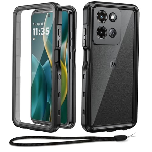 Beeasy für Motorola Moto G 5G 2025 Hülle, IP68 Wasserdicht Handyhülle Outdoor 360 Grad Schutzhülle, Stoßfest Staubdicht Wasserfest Panzerhülle Case mit Displayschutz, Schwarz Beeasy für Motorola Moto G 5G 2025 Hülle, IP68 Wasserdicht Handyhülle Outdoor 360 Grad Schutzhülle, Stoßfest Staubdicht Wasserfest Panzerhülle Case mit Displayschutz, Schwarz von Beeasy