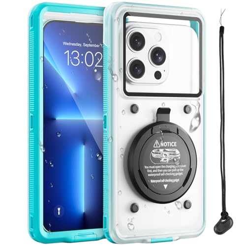 Beeasy wasserdichte Handyhülle, IPX8 Universelle Unterwasser Wasserfeste Handytasche Tauchen Schwimmen, Selbst-Check Waterproof Phone Case für iPhone Samsung Google Xiaomi 6,9 Zoll, Blau Beeasy wasserdichte Handyhülle, IPX8 Universelle Unterwasser Wasserfeste Handytasche Tauchen Schwimmen, Selbst-Check Waterproof Phone Case für iPhone Samsung Google Xiaomi 6,9 Zoll, Blau von Beeasy