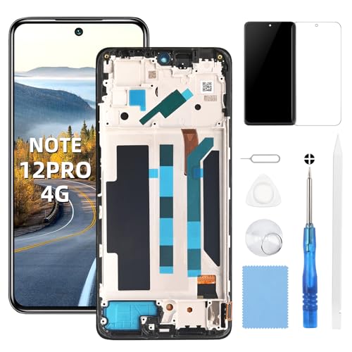 Beefix Display für Xiaomi Redmi Note 12 Pro 4G LCD Bildschirm 2209116AG 2209116AG Display Touchscreen Digitizer Assembly mit Werkzeugen Schwarz+Rahmen Beefix Display für Xiaomi Redmi Note 12 Pro 4G LCD Bildschirm 2209116AG 2209116AG Display Touchscreen Digitizer Assembly mit Werkzeugen Schwarz+Rahmen von Beefix