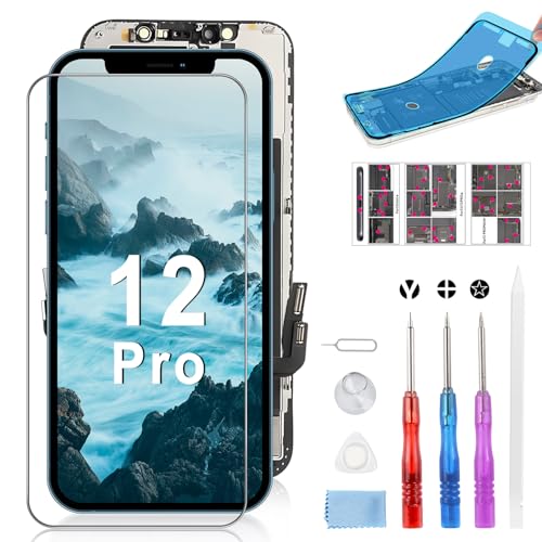 Beefix Display für iPhone 12 / iPhone 12 Pro LCD Bildschirm Ersatz 6.1" FHD 3D Touchscreen Display 12 Digitizer mit Reparaturkits Beefix Display für iPhone 12 / iPhone 12 Pro LCD Bildschirm Ersatz 6.1" FHD 3D Touchscreen Display 12 Digitizer mit Reparaturkits von Beefix