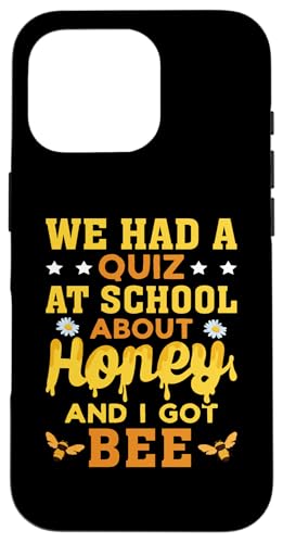 A Quiz About Honey Imkerei Wortspiel für Imker Hülle für iPhone 16 Pro A Quiz About Honey Imkerei Wortspiel für Imker Hülle für iPhone 16 Pro von Beekeeping Design Ideas For Beekeepers