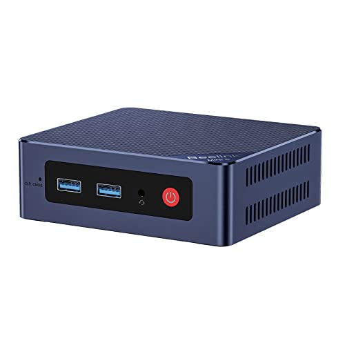 Beelink Mini PC, 12. Gen Intel Alder Lake-N95 Prozessor (bis zu 3.40GHz), MINI-S12 Wi-11 Pro Computer, 8GB RAM 256GB SSD Business Desktop , Dual HDMI/WiFi 5/BT 4.2/RJ45/WOL/Auto Power On von Beelink