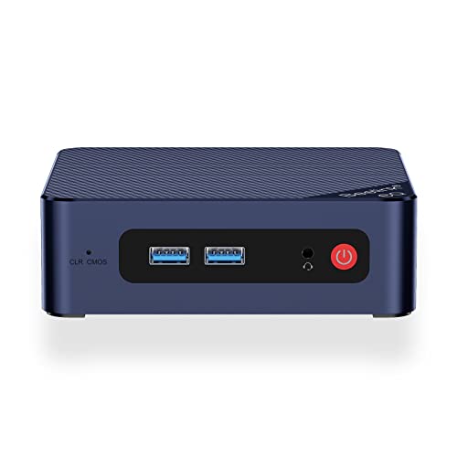 Beelink Mini PC, 12th Gen Intel Alder Lake-N100 Prozessor (bis zu 3.40GHz), EQ12 Office Mini Computer, 16GB DDR5 500GB SSD Mini Desktop PC, Dual 2.5G Ethernet/Dual HDMI/WiFi 6/WOL/Auto Power On von Beelink