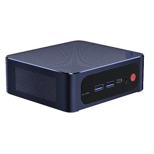 Beelink Mini PC SEi12, Intel Core i5-12450H 8-Core 12-Thread up to 4.40GHz, 16G RAM 1TB PCIe 4.0 SDD, 4K Dual Display, WiFi 6 Bluetooth 5.2, USB 3.0 Type-C, Mini Desktop PC von Beelink