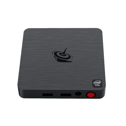 Beelink T4 Pro Mini PC, Mini Desktop Computer 4GB DDR3 64GB eMMC Unterstützung von 4K HD/BT 4.0/Dual HDM/2.4G + 5G Dual WiFi von Beelink