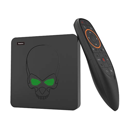 TV Box, Beelink GT-King Most Power Android Box Android 9.0 RAM 4GB LPDDR4+ROM 64GB eMMC CPU: Amlogic S922X Hexa Core 4K 60fps WiFi 2.4G+5.8G 1000Mbps Unterstützt 2.4G Sprachfernbedienung 2 x USB3.0 von Beelink