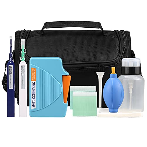 10-teiliges Glasfaser-Reinigungsset, Glasfaser-Reinigungswerkzeug mit Faser-Reinigungskassette für -LC-Stecker 10-teiliges Glasfaser-Reinigungsset, Glasfaser-Reinigungswerkzeug mit Faser-Reinigungskassette für -LC-Stecker von Beelooom