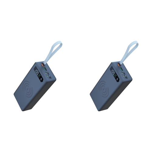 Beelooom 2X USB 16X18650 Batteriebankgehäuse Batterieladung Aufbewahrungsboxen C16 mit LED-Beleuchtung Abnehmbar Zum Aufladen Von Smartphones von Beelooom
