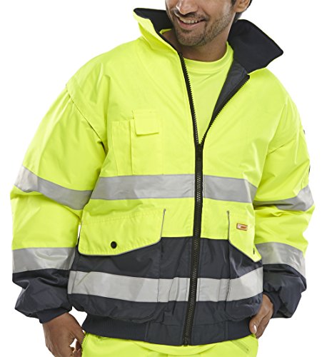 Bseen Europa Bomber Jacket Yellow/Navy Large von Beeswift