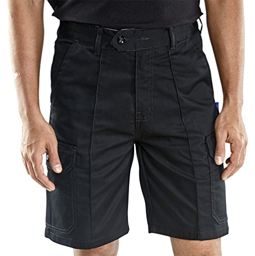 Click Cargo-Shorts mit Taschen, schwarz, Größe 44 von Beeswift