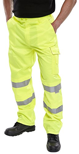 Poly Baumwolle Hose EN471 Saturn gelb 30T von Beeswift