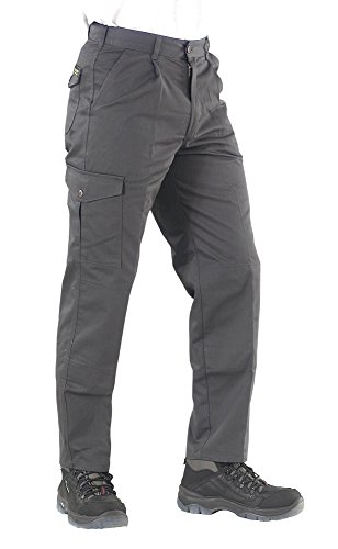 Schwere Fahrer-Hose, grau, Größe 40T (Langgröße) von Beeswift
